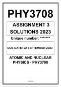 PHY3708 ASSIGNMENT 3 SOLUTIONS UNISA Atomic and Nuclear Physics - PHY3708.pdf