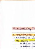 Samenvatting manufacturing planning and control: chapter forecasting