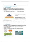 Talent and management development (1ste jaar): samenvatting (lesnotities + cursus + slides)