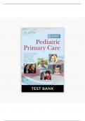Burns’ Pediatric Primary Care TEST BANK 7th Edition Maaks Starr Brady.