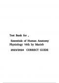 TEST BANK FOR HUMAN ANATOMY AND PHYSIOLOGY