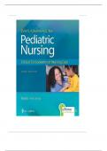 Test Bank for Pediatric Nursing&colon; Critical Components of Nursing Care 3rd Edition&comma; &lpar;2022&comma;Rudd&rpar;  &sol;  1 To 22 Complete Chapters Guide