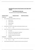 RESQ QMA 50 Procedures Review Questions Latest Update 100&percnt; Complete