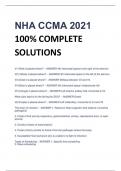 NHA CCMA 2021 100% COMPLETE  SOLUTIONS2023/2024