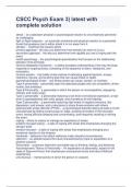 CSCC Psychology &vert;latest package deal&lpar;download to pass&rpar;