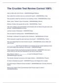 The Crucible Test Review Correct 100&percnt;