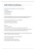 IAAP CPACC Certification exam 2023 with 100&percnt; correct answers