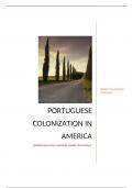 PORTUGUESE COLONIZATION IN AMERICA