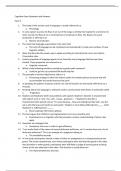 Cognitive Exam 3 Questions and Correct Answers