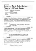 NURS-6640 Psychotherapy Individ final exam review
