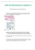 Dosage & Calculations Maths Practice - NUR2571 &sol; NUR 2571 &lpar;Latest 2023 &sol; 2024&rpar; &colon; Professional Nursing II &lpar;PN2&rpar; - Rasmussen