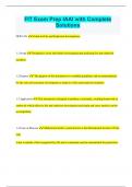 FIT Exam Prep IAAI Questions  with Complete  Solutions Graded A&plus;