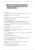 ASU IFT 372 Fall 2023 Helm Weeks 1-7  Quizzes &plus;Midterm Multisource with complete solution