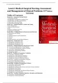 TEST BANK Lewiss Medical-Surgical Nursing- Assessment and Management of Clinical Problems 11th Edition&lpar;OxE-163692025