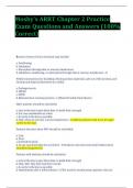 Mosby&rsquo;s ARRT Chapter 2 Practice  Exam Questions and Answers &lpar;100&percnt;  Correct&rpar;