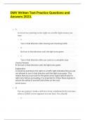 DMV Written Test Practice Questions and  Answers 2023&period;