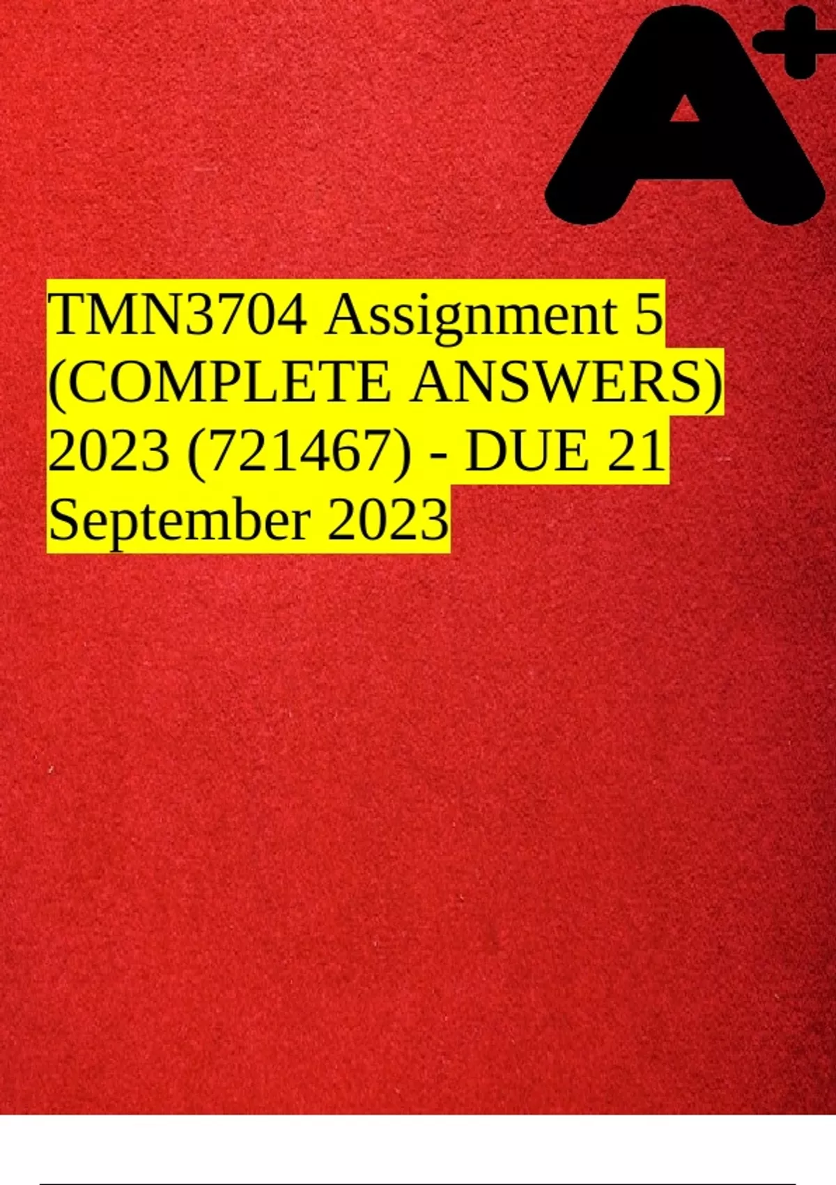 tmn3704 assignment 4 answers pdf download