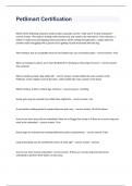 Petsmart  exam 2023 with 100&percnt; correct answers