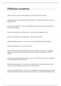 Petsmart  exam 2023 with 100&percnt; correct answers