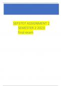 SEP3707 ASSIGNMENT 2 SEMESTER 2 2023 final exam