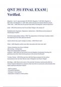 QNT 351 FINAL EXAM &vert; Verified&period;&lpar;A&plus; GRADED 100 &percnt; VERIFIED&rpar;