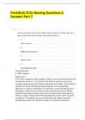 Post Basic B&period;Sc Nursing Questions &  Answers Part-2