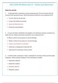 2021 HESI RN Maternity V1  Notes and Questions And Answers Graded A+