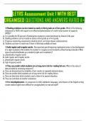 LETRS Assessment Unit 1 WITH BEST  ORGANISED QUESTIONS AND ANSWERS RATED A&plus;