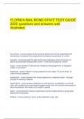 FLORIDA BAIL BOND STATE TEST GUIDE 2020 questions and answers well illustrated&period;