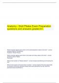   Anatomy - Stott Pilates Exam Preparation questions and answers graded A&plus;&period;