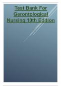 Test Bank For Gerontological Nursing 10th Edition.pdf