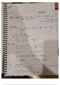 JEE/NEET Oscillation Topper's handwritten notes for Class 12