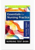 Nutrition Essentials for Nursing Practice 9th Edition by Potter & Dudek Test Bank ALL Chapters