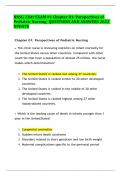 RNSG 2201 EXAM &num;1 Chapter 01&colon; Perspectives of Pediatric Nursing- QUESTIONS AND ANSWERS 2022 UPDATE