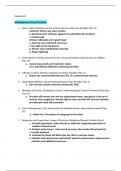 NR 466 Capstone A and B study guide