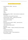 SBL - School Building Leader Exam 2023
