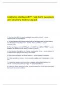  California Written DMV Test 2023 questions and answers well illustrated&period;