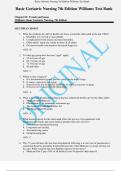 Basic Geriatric Nursing 7th Edition Williams Test Bank