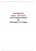 Test Bank For Ragan - Economics 14th Canadian Edition By Christopher T.S. Ragan 
