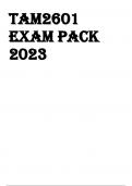 TAM2601 EXAM PACK 2023