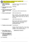 MedCa Phlebotomy Certification Exam  questions and answers(verified for accuracy)