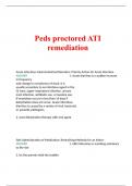 Peds proctored ATI remediation