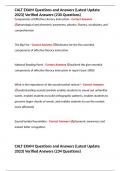 CALT EXAM Questions and Answers &lpar;Latest Update 2023&rpar; Verified Answers &lpar;234 Questions&rpar;
