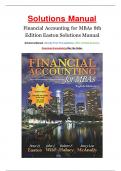 Solutions Manual Financial Accounting for MBAs 8th Edition Easton Solutions Manual