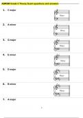 ABRSM Grade 5 Theory Exam questions and answers 