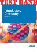 TEST BANK for Introductory Chemistry Version 2.0 2nd edition by David Ball. ISBN 9781453383162. (Complete 16 Chapters)