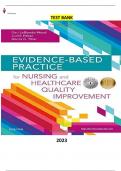 Evidence-Based Practice for Nursing and Healthcare Quality Improvement 1st Edition by Geri LoBiondo-Wood , Judith Haber, Marita G. Titler - Complete, Elaborated and Latest Test bank ALL Chapters 1-16 included