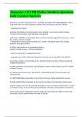 Trimester 3 NYPD &lpar;Police Studies&rpar; Questions with Correct Answers 