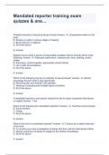 Mandated reporter training exam quizzes & ans&hellip;