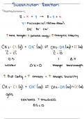 Substitution Reaction and mechanisms 